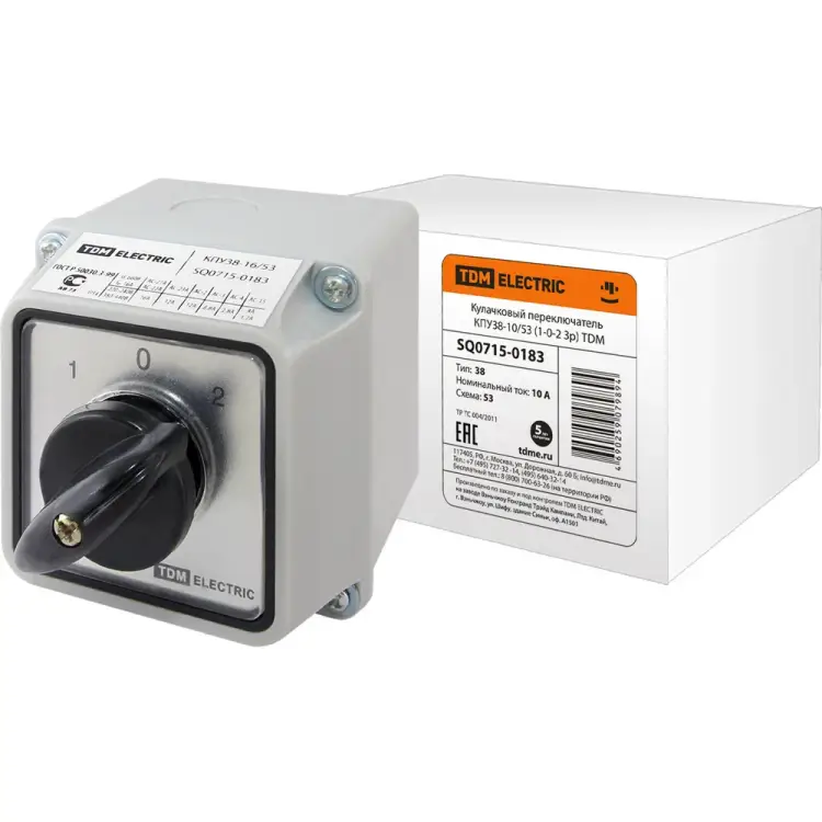 Переключатель TDM ELECTRIC КПУ38-10/53 SQ0715-0183