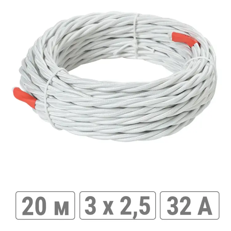 Витой ретро провод TDM ELECTRIC Эко SQ2801-0204