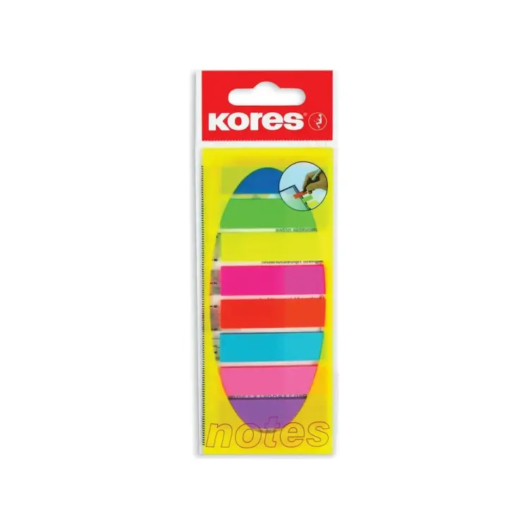 Пластиковые клейкие закладки Kores Film 45120 83855