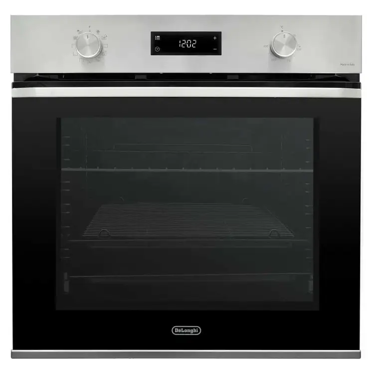 Многофункциональный электрический духовой шкаф DeLonghi nsm 11 xl rus, 60 см, черный, конвекция, гриль, booster, поддержка паром, телескопические направляющ К000000000132 Многофункциональный электрический духовой шкаф DeLonghi nsm 11 xl rus, 60 см, черный, конвекция, гриль, booster, поддержка паром, телескопические направляющ К000000000132