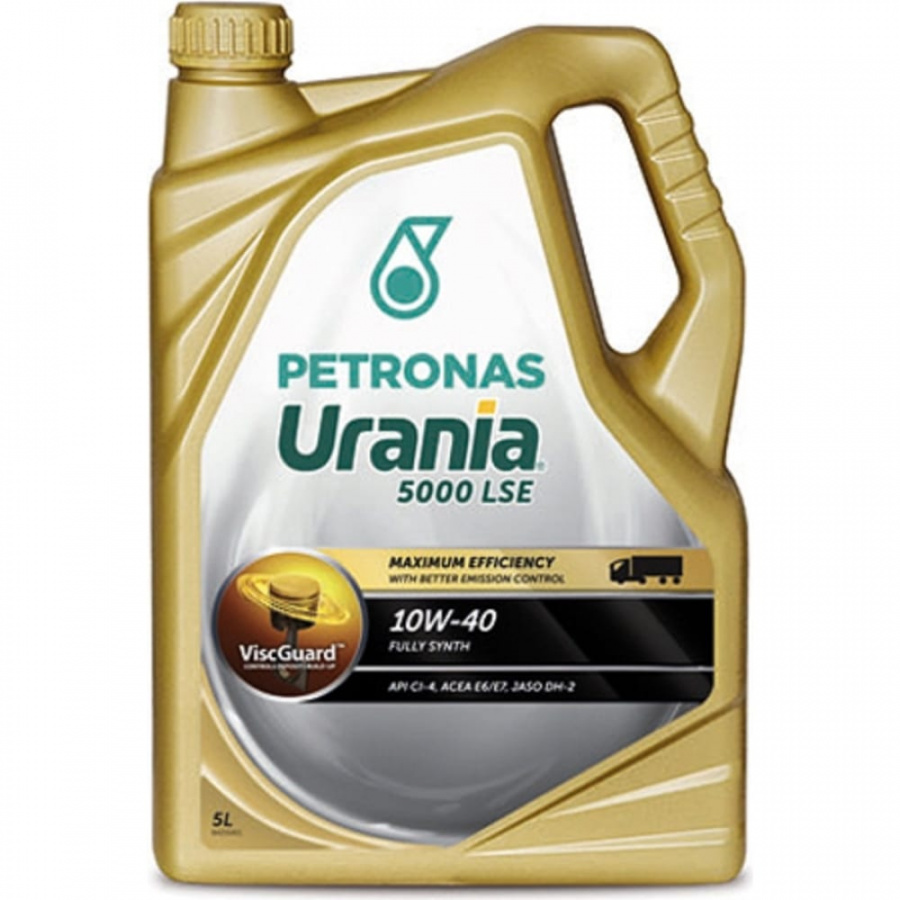 Синтетическое моторное масло Petronas URANIA 5000 LSE 10W-40, CI-4, API CI-4, ACEA E6, E7, JASO DH-2