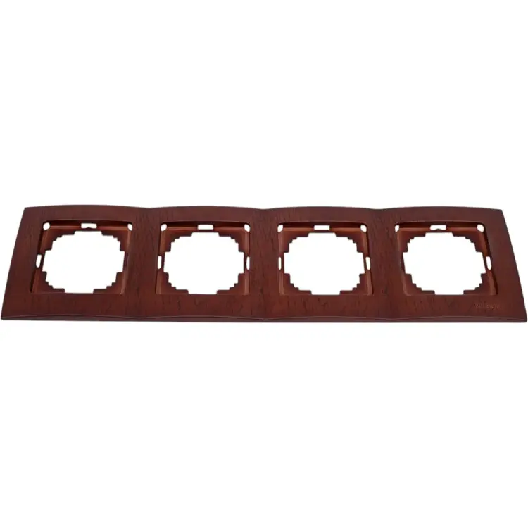 Четырехместная рамка Nilson Touran wood 24270094