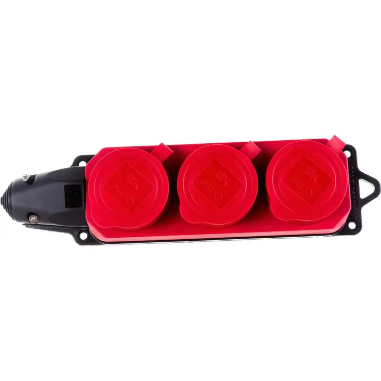 Трехместная розетка IEK РБ33-1-0м ОМЕГА PKR61-016-2-K04