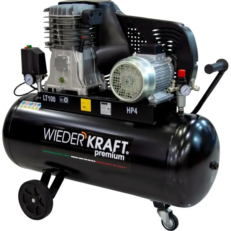 Воздушный ременной компрессор WIEDERKRAFT WDK-91054