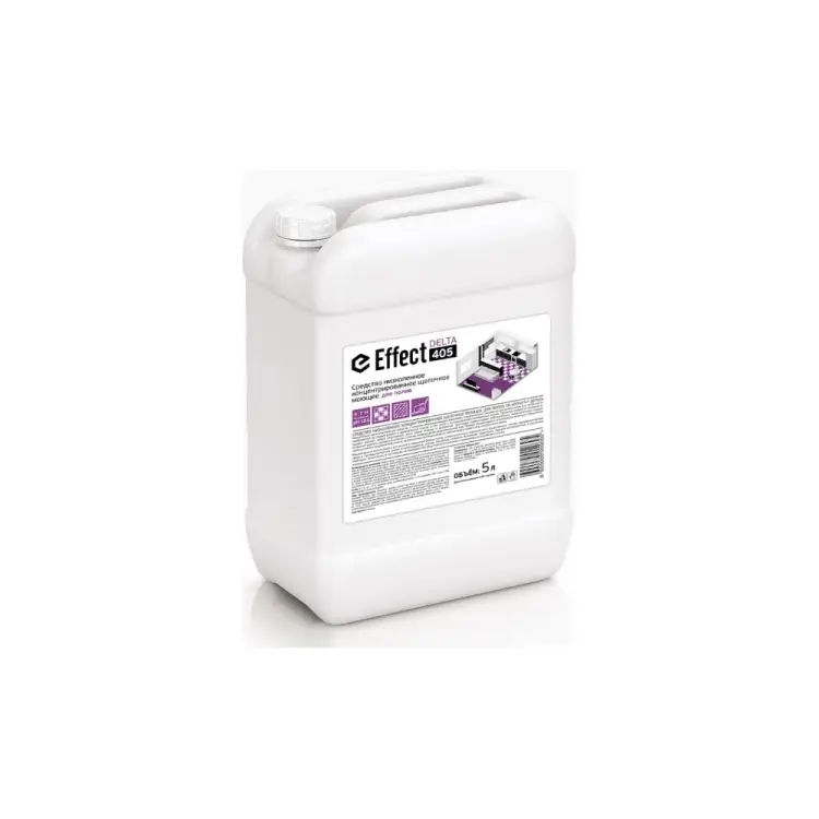 Концентрированное низкопенное щелочное моющее средство для поломоечных машин EFFECT ДЕЛЬТА 405 12414