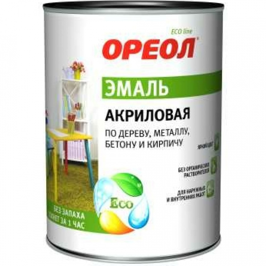 Акриловая эмаль ОРЕОЛ 65244