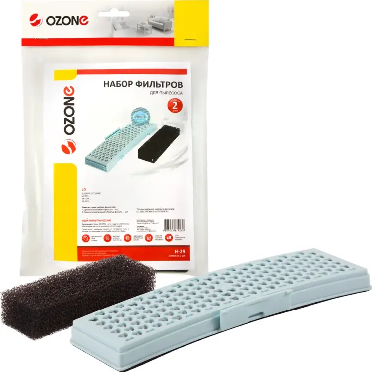 Набор фильтров для пылесоса LG OZONE H-29 Набор фильтров для пылесоса LG OZONE H-29