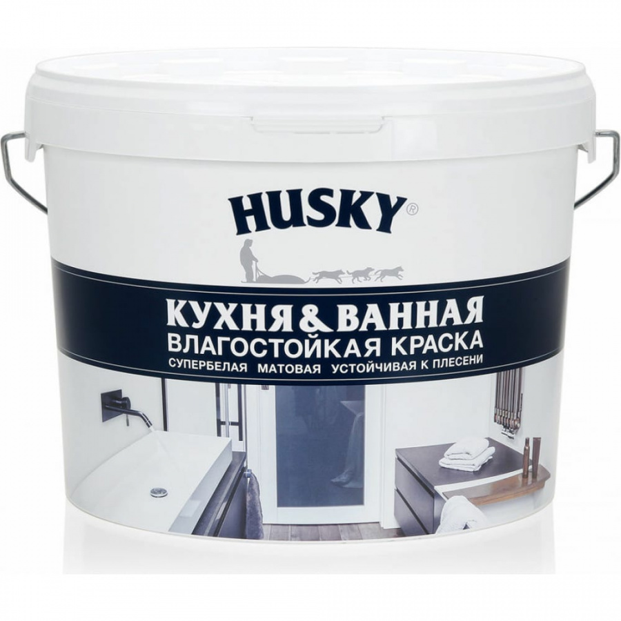 Краска для кухонь и ванных комнат HUSKY 26206