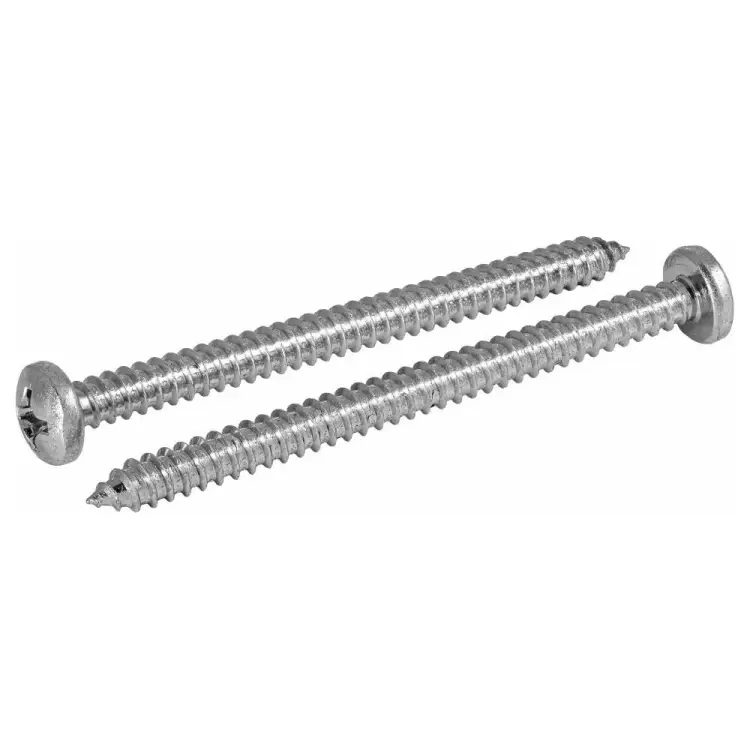 Острый оцинкованный саморез КВАДРА 6.3x70 DIN7981 20 шт. 816370000720