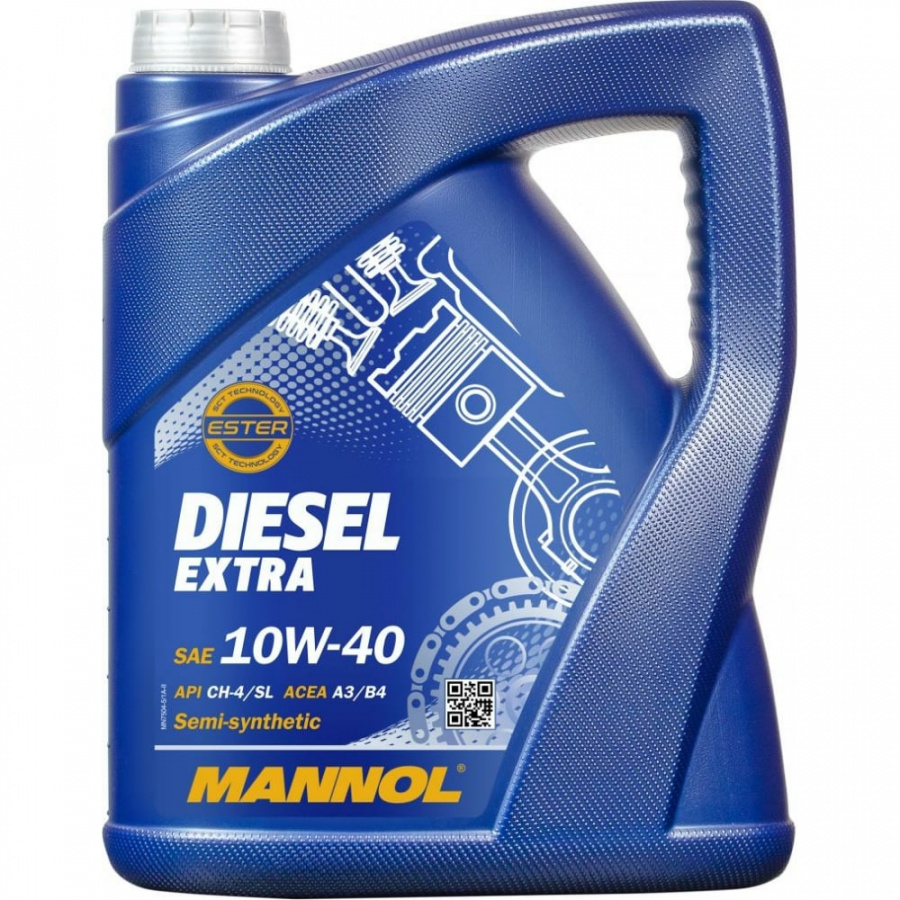 Полусинтетическое моторное масло MANNOL DIESEL EXTRA 10W40