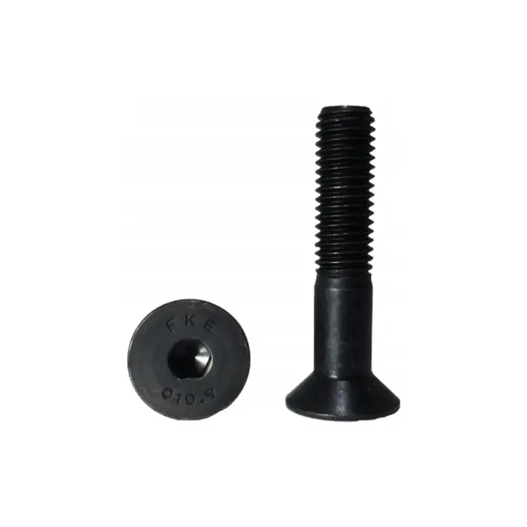 Оксидированный винт ЦКИ М12х60 DIN7991 50437