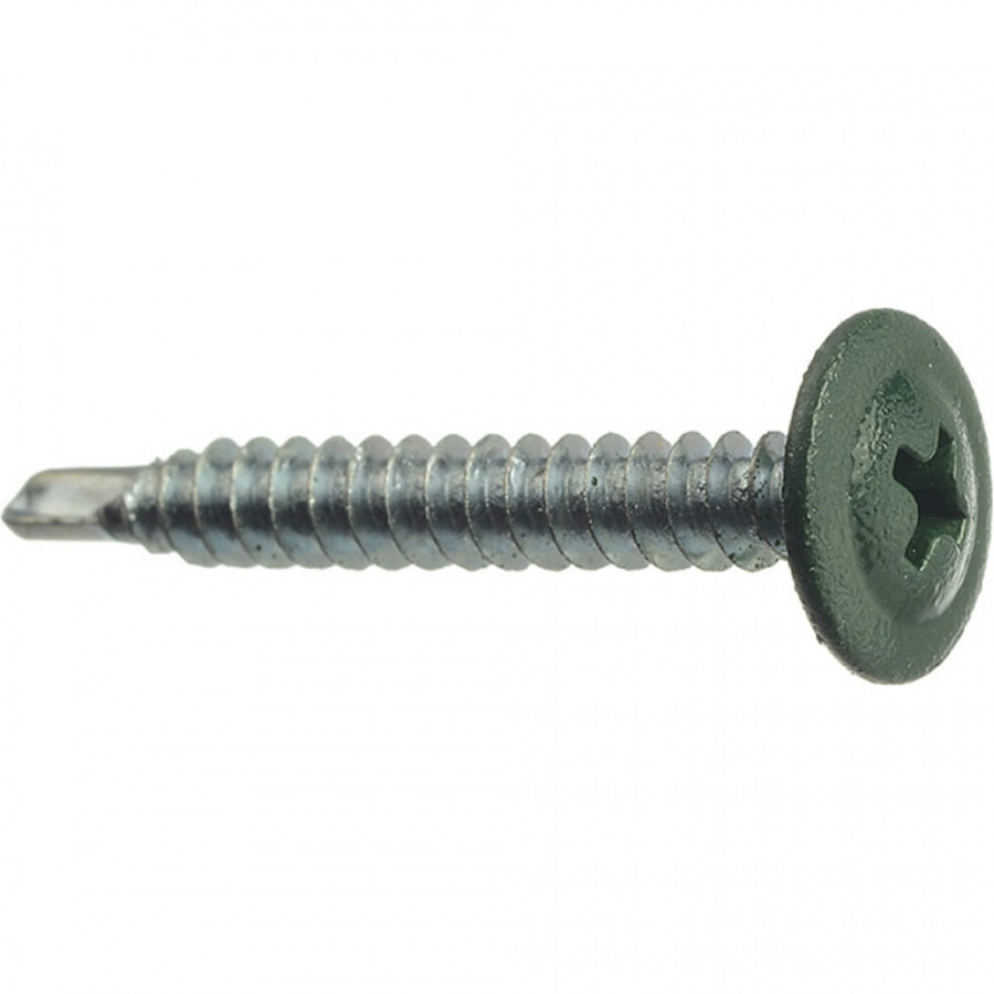 Саморез-сверло Профикреп 4,2х16 RAL6005 зеленый мох (200 шт.)