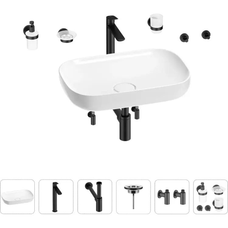 Раковина для ванной Wellsee Croquis 201005627