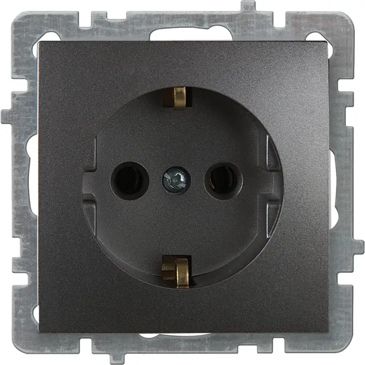 Механизм розетки Nilson Touran/Alegra metallic 24160417