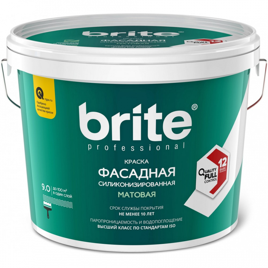 Фасадная силиконизированная краска BRITE PROFESSIONAL