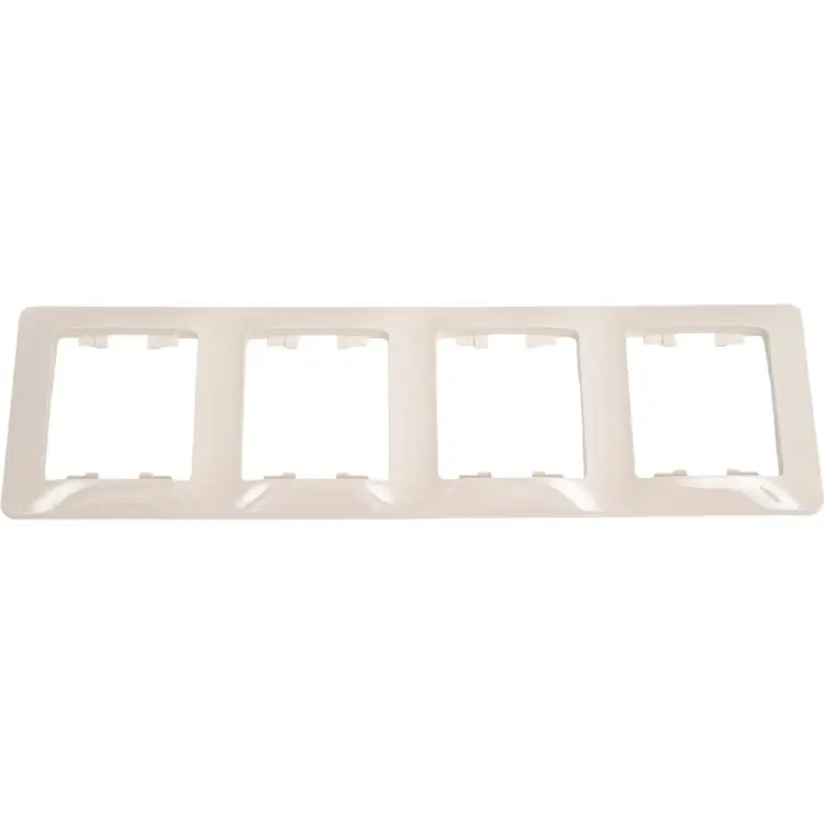 Вертикальная четырехместная рамка Systeme Electric Glossa GSL000908