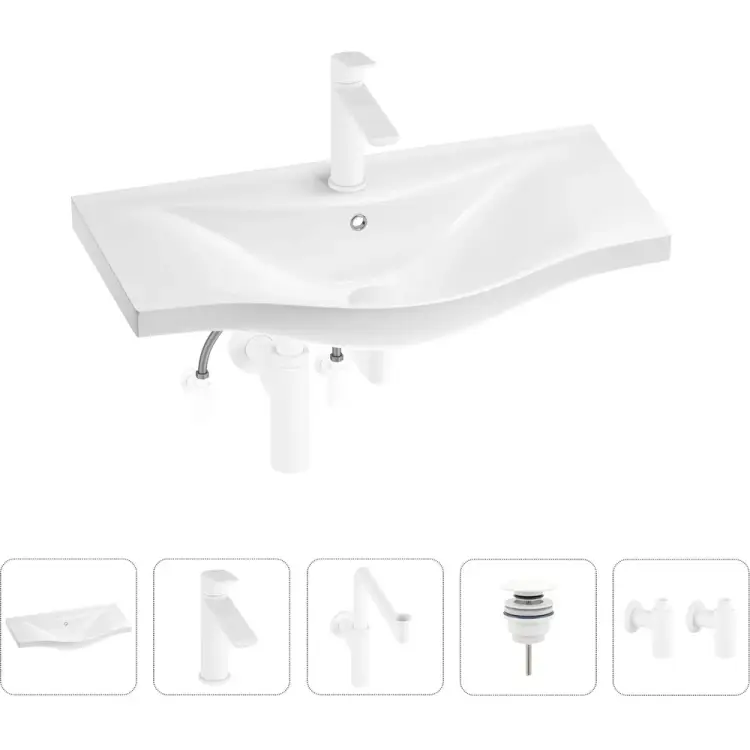 Раковина для ванной Wellsee Bisou 201005320