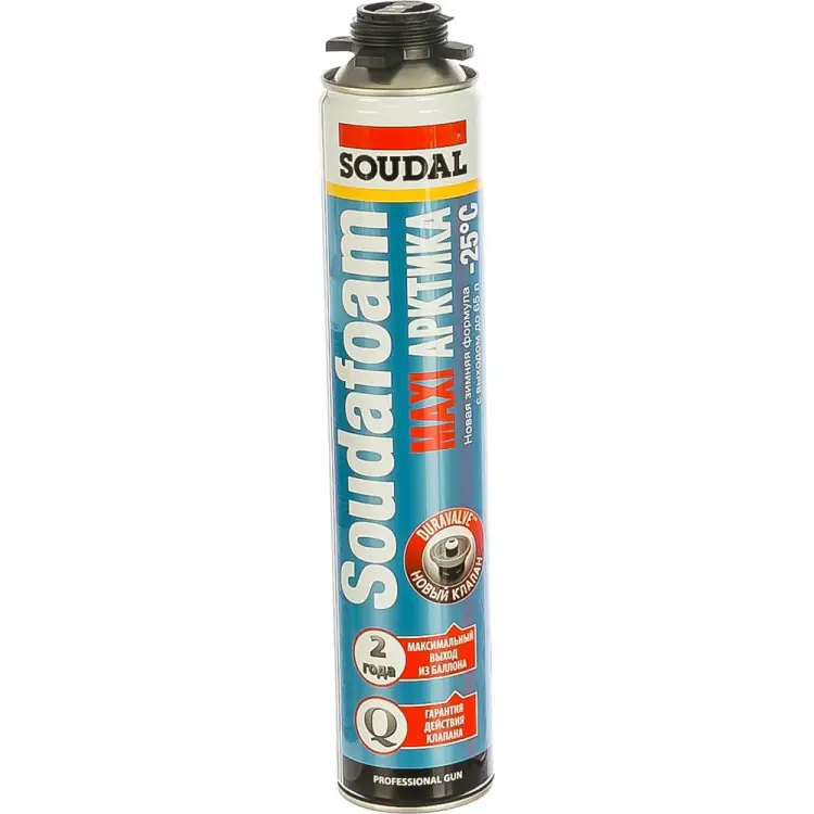 Зимняя пистолетная монтажная пена Soudal Соудафоам Макси 70 Арктик 121625