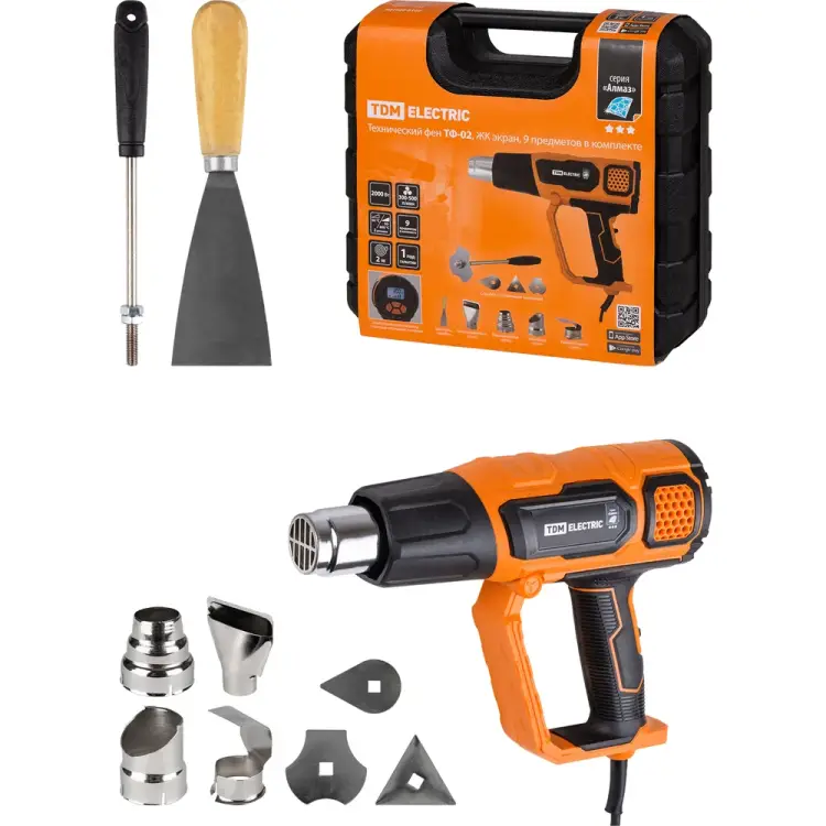 Технический фен TDM ELECTRIC тф-02 алмаз SQ1029-0102