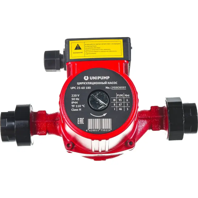 Циркуляционный насос UNIPUMP UPС 25-60 180 50058 Циркуляционный насос UNIPUMP UPС 25-60 180 50058