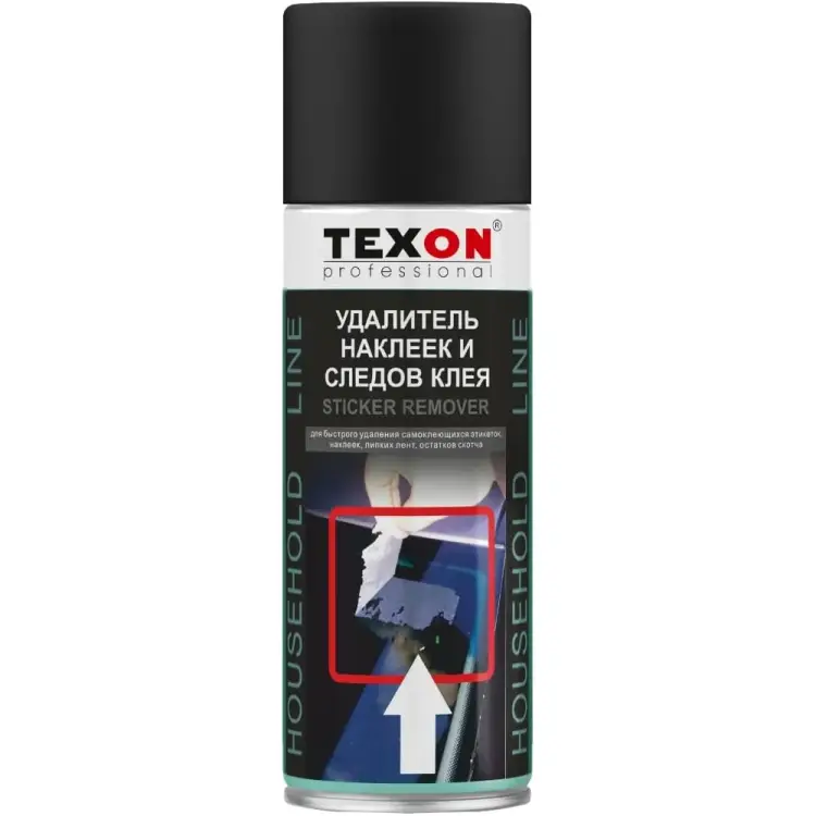 Удалитель наклеек и следов клея TEXON Proffesional 1111122