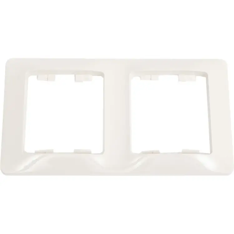 Вертикальная двухместная рамка Systeme Electric Glossa GSL000906