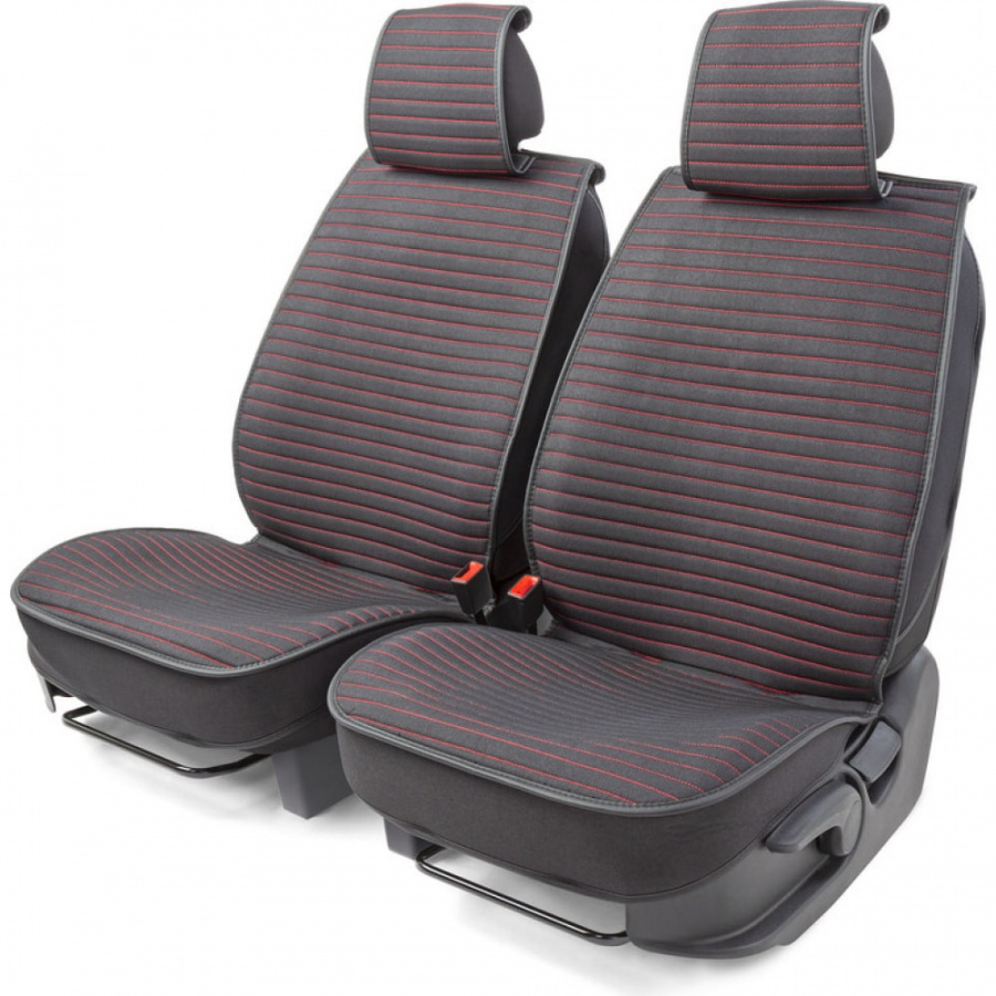 Каркасные накидки на передние сиденья CarPerformance CUS-2022 BK/RD