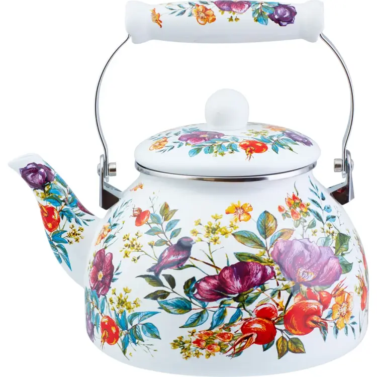 Эмалированный чайник appetite Шиповник FT5-2,5-SH Эмалированный чайник appetite Шиповник FT5-2,5-SH