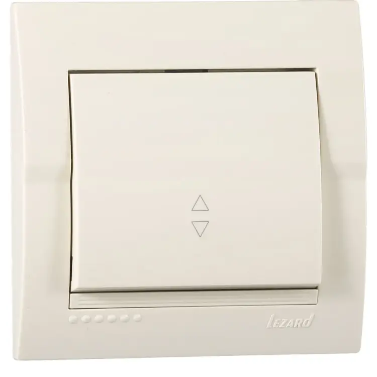Проходной выключатель Lezard ПБТ крем 702-0303-105