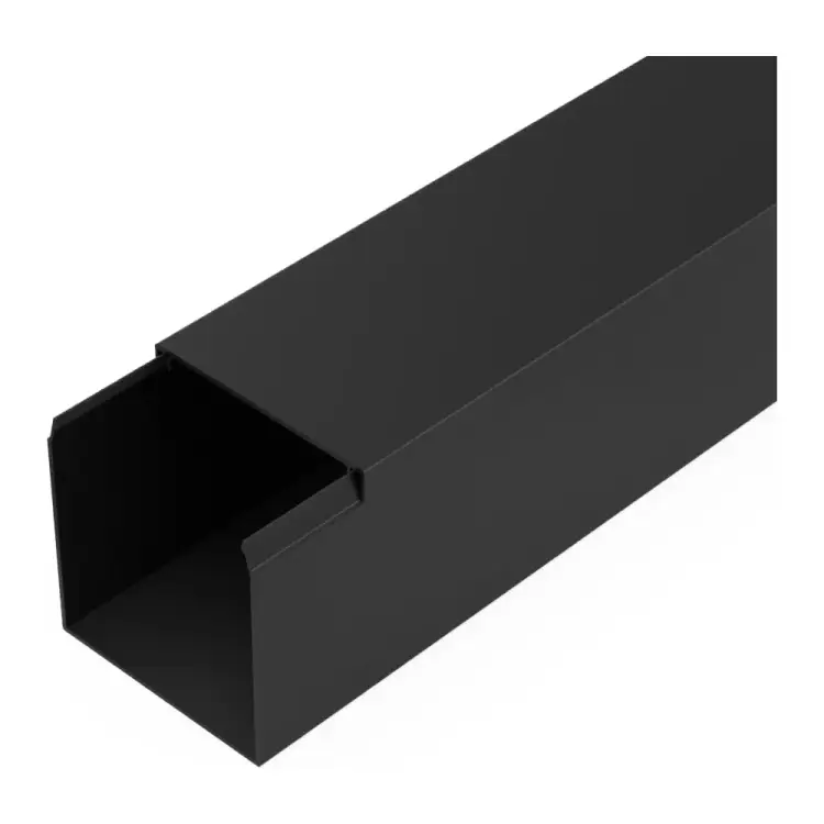Кабель-канал Промрукав черный 2-й замок в п/э 60x60 2м PR03.0218