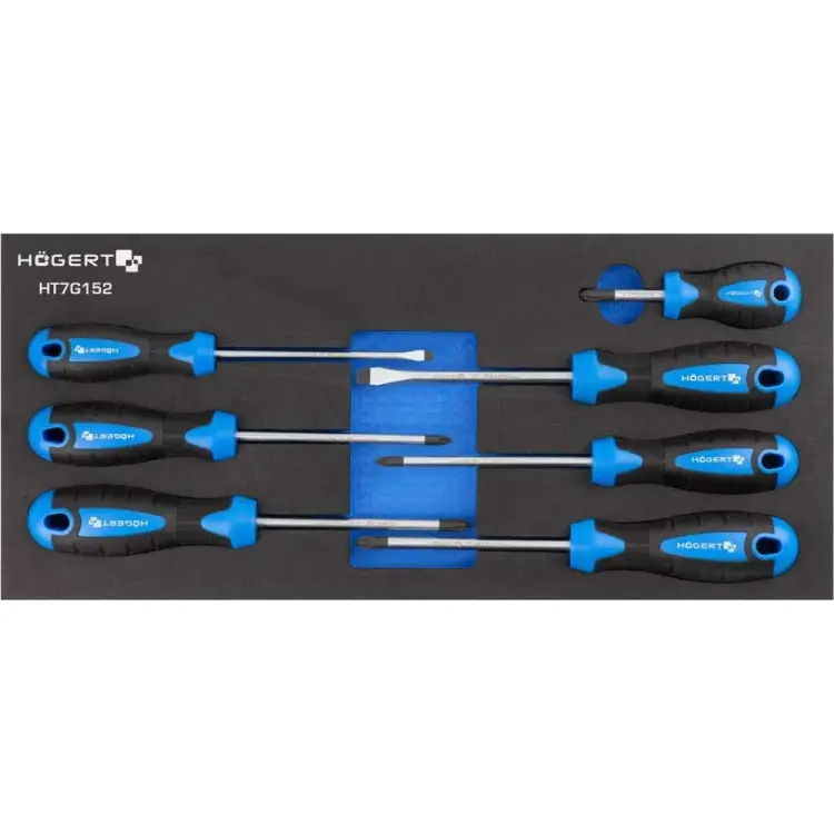 Набор плоских отверток HOEGERT TECHNIK HT7G152