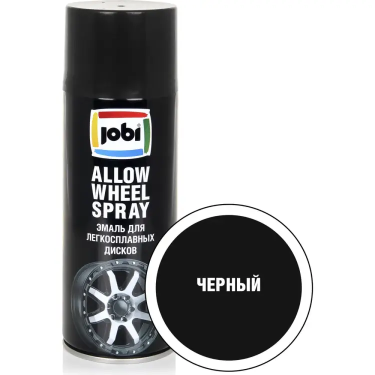 Аэрозольная эмаль для легкосплавных дисков JOBI 32276 Аэрозольная эмаль для легкосплавных дисков JOBI 32276