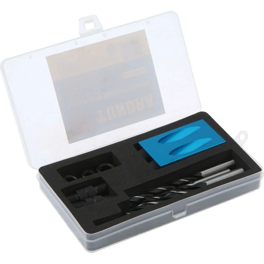 Набор для засверливания под углом по дереву ТУНДРА 5470946