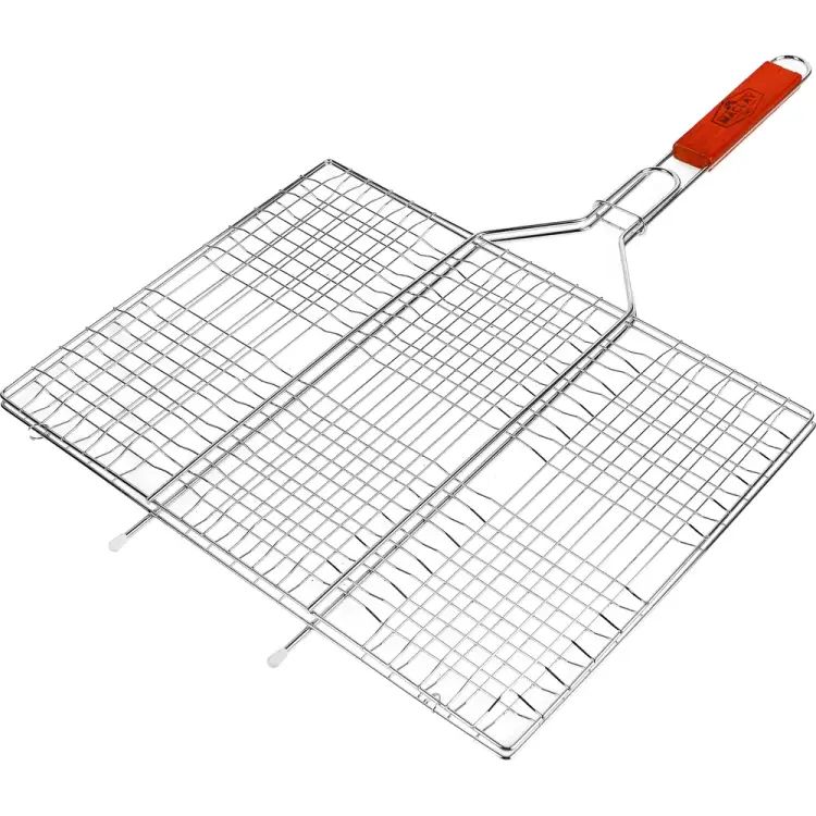 Большая решетка-гриль для мяса Maclay Lux 120120 Большая решетка-гриль для мяса Maclay Lux 120120