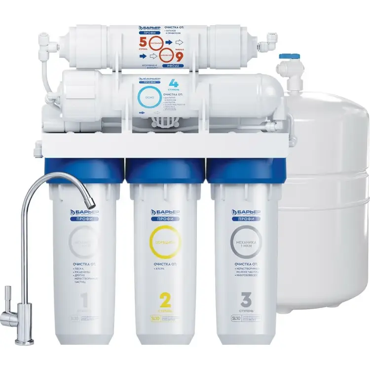 Бытовой обратноосмотический водоочиститель Барьер ПРОФИ Осмо 100 М Н152Р01