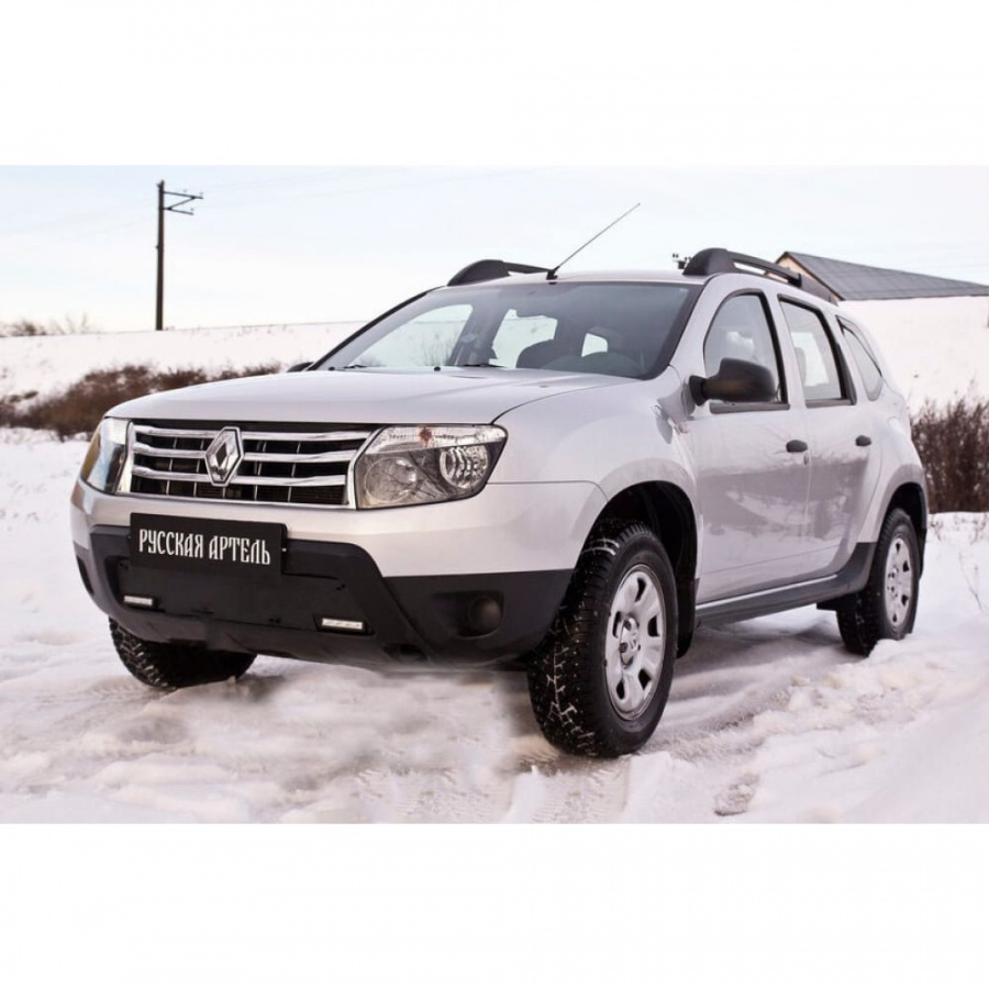Зимняя заглушка переднего бампера для Renault Duster 2010- г.в. Русская Артель ZRRD-037812