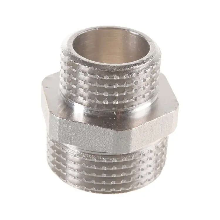 Латунный резьбовой переходной ниппель PRO AQUA 06-M20-M15xb