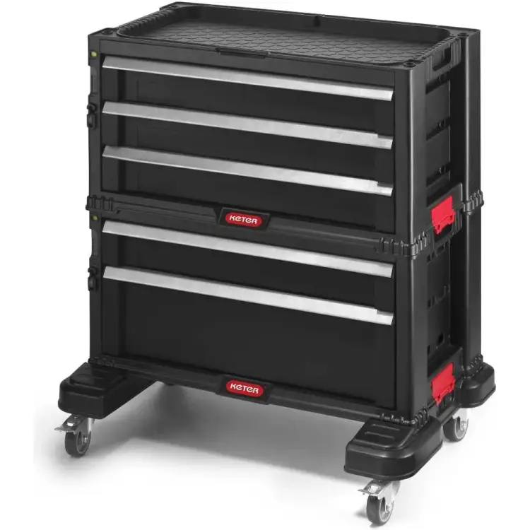 Система хранения инструмента Keter 5 DRAWERS TOOL CHEST SET 237007 Система хранения инструмента Keter 5 DRAWERS TOOL CHEST SET 237007