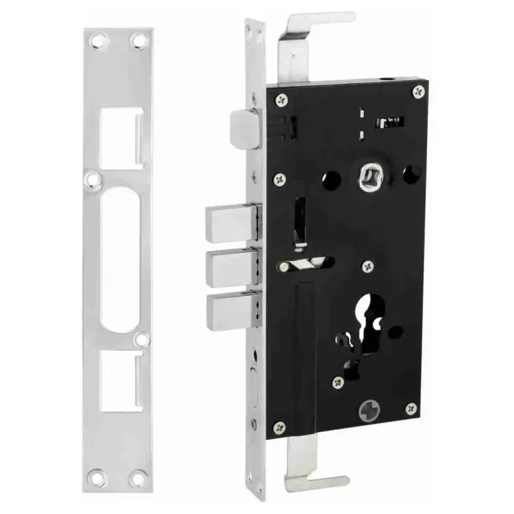 Левый врезной замок для китайской двери BASARA A18-01 L 40012