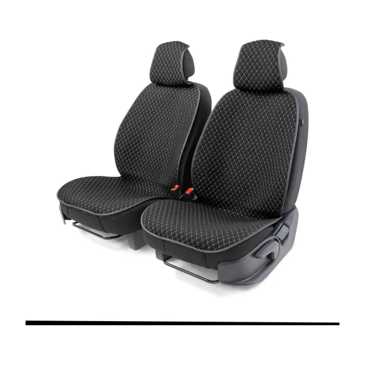 Накидки на передние сиденья CarPerformance CUS-1052 BK/GY