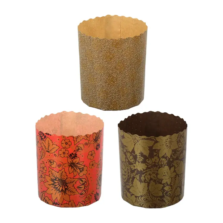 Набор бумажных форм для выпечки куличей MARMITON Пасхальный 11367