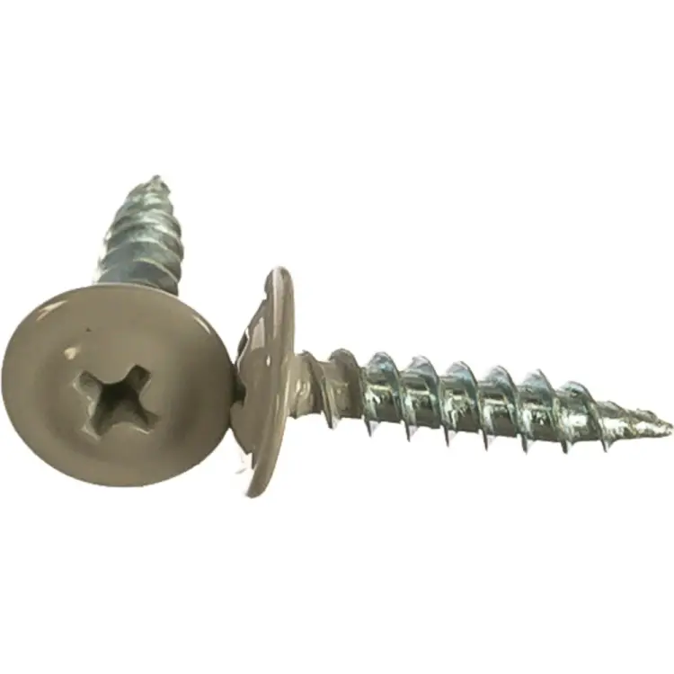 Острый саморез с прессшайбой качественный крепеж 4,2/19 RAL7004 серая (220 шт.) 0200247