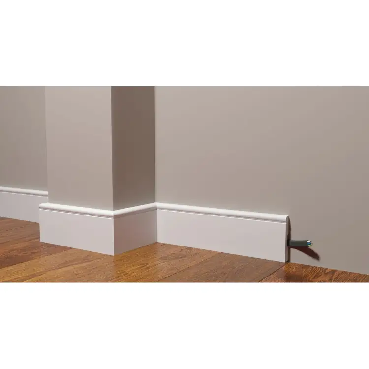 Ударопрочный влагостойкий напольный плинтус под покраску Decor-Dizayn DD49 Ударопрочный влагостойкий напольный плинтус под покраску Decor-Dizayn DD49