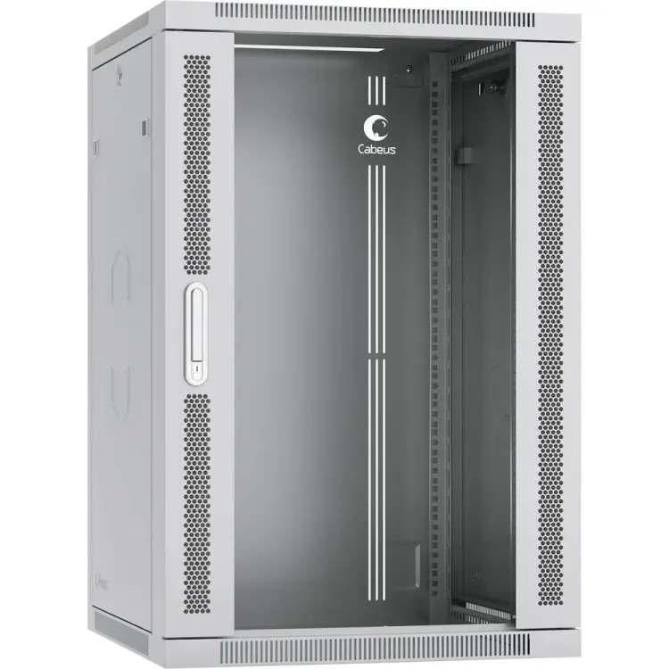 Телекоммуникационный настенный разобранный шкаф Cabeus SH-05F-18U60/45-R Телекоммуникационный настенный разобранный шкаф Cabeus SH-05F-18U60/45-R