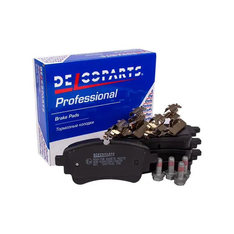Задние дисковые колодки тормозные Delcoparts 19377510 Задние дисковые колодки тормозные Delcoparts 19377510
