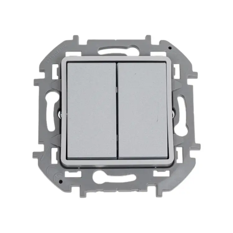 Двухлавишный переключатель Legrand MOS-INSPIRIA + 673657