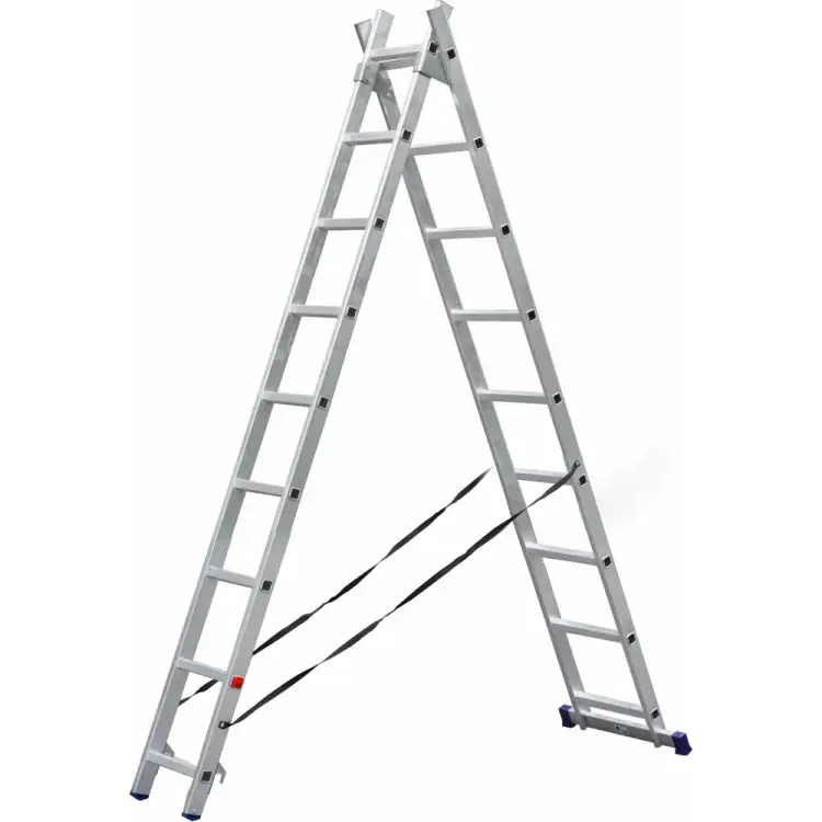 Двухсекционная алюминиевая лестница SMARTY SN011-209