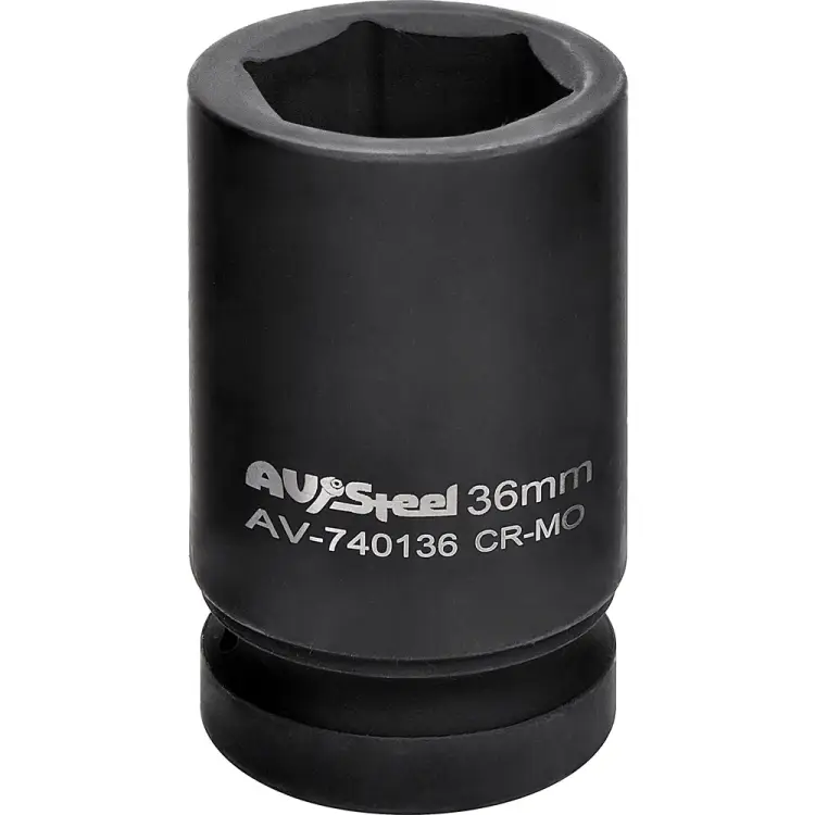 Шестигранная удлиненная ударная головка AV Steel AV-740136 Шестигранная удлиненная ударная головка AV Steel AV-740136