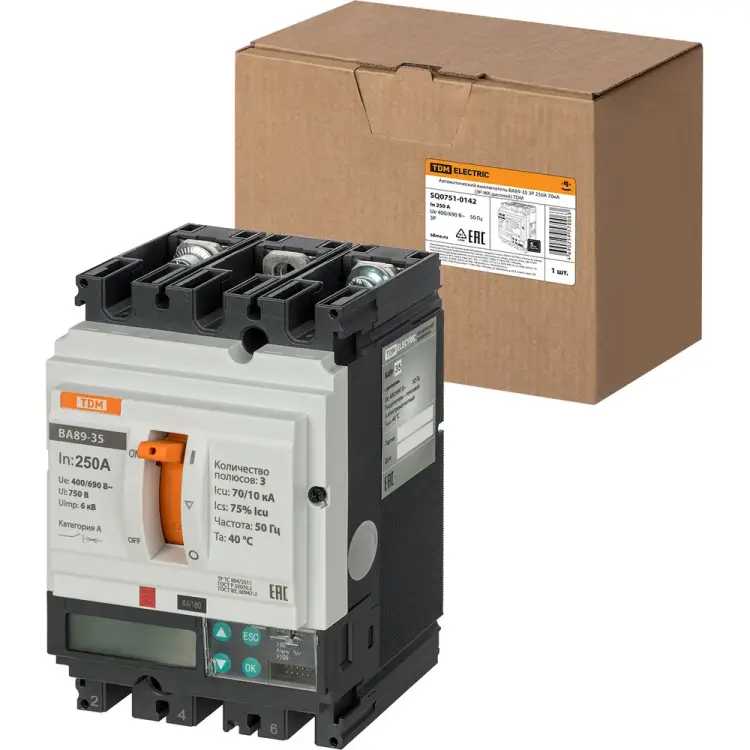 Автоматический выключатель TDM ELECTRIC ва89-35 SQ0751-0142