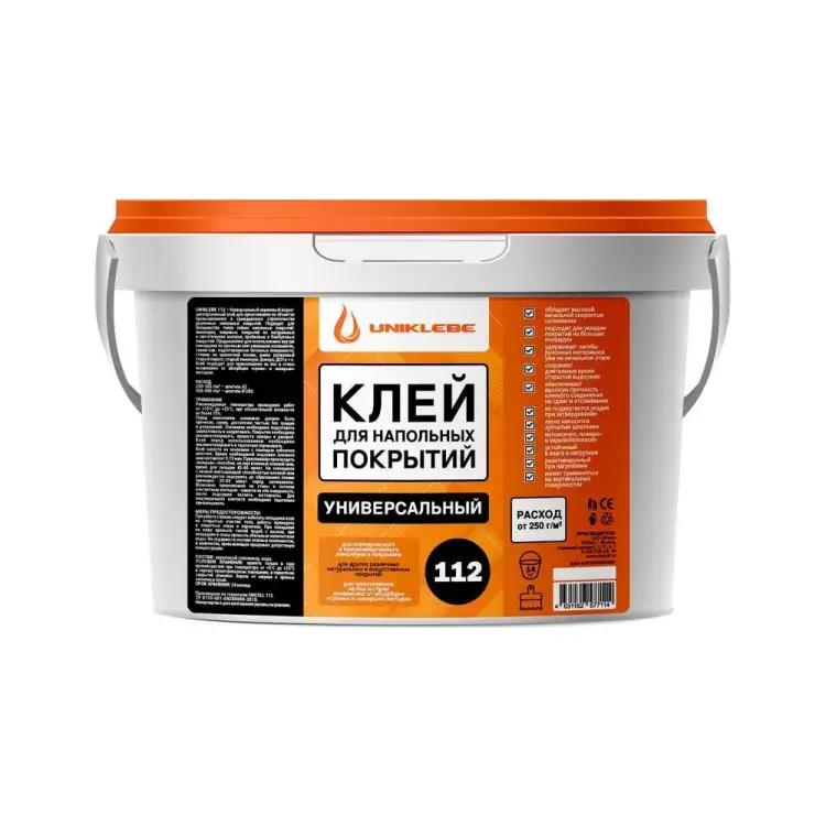 Универсальный клей для напольных покрытий UNIKLEBE 112 1120014